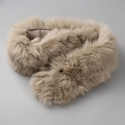 Artificial Fox Wool Collar for Women DIY-WH0622-562B-1