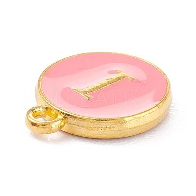 Golden Plated Alloy Enamel Charms X-ENAM-Q437-14I-1