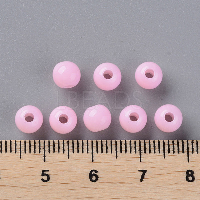 Opaque Acrylic Beads MACR-S370-C6mm-A01-1