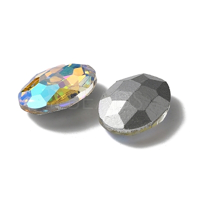 Pointed Back Glass Rhinestone Cabochons DIY-WH0043-57D-01-1