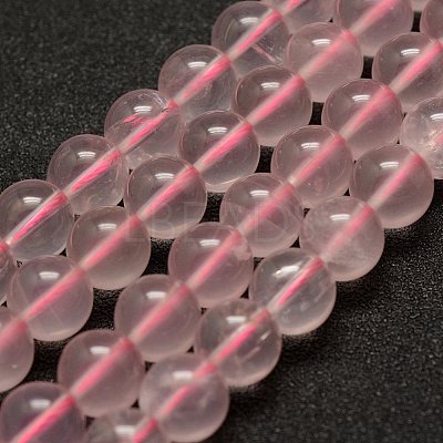 Natural Rose Quartz Beads Strands G-E375-12mm-01-1