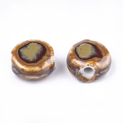 Handmade Porcelain Beads X-PORC-S498-39E-1
