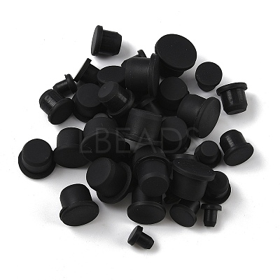 40Pcs 5 Style Silicone Hole Plugs AJEW-GF0008-05B-1