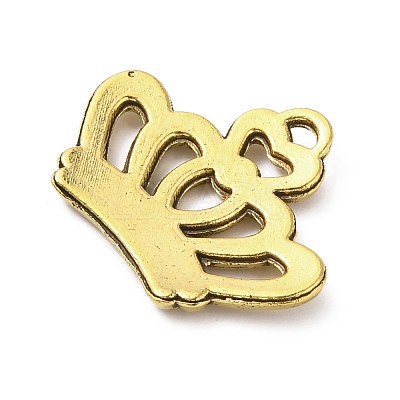 Tibetan Style Alloy Pendant Rhinestone Settings for Enamel FIND-WH0126-174AG-1