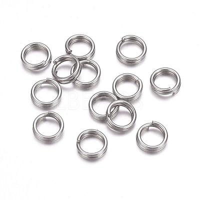 Tarnish Resistant 304 Stainless Steel Split Rings STAS-F117-14P-6mm-1