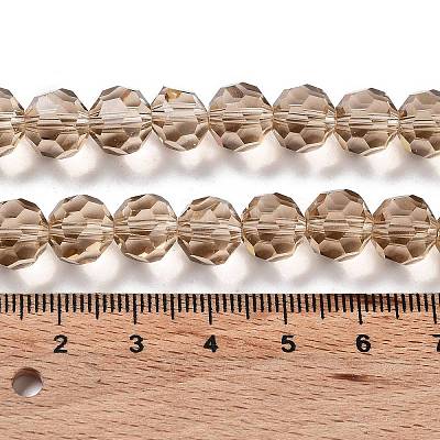 Transparent Glass Bead Strands GLAA-G013-10mm-90-1