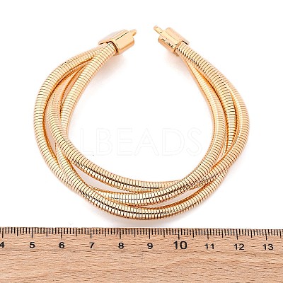 Iron Round Snake Chains BJEW-G741-02KCG-1