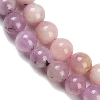 Natural Kunzite Beads Strands G-L478-11-8mm-01-1