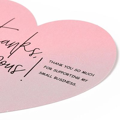 Coated Paper Thank You Greeting Card DIY-F120-03D-1