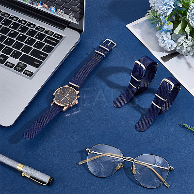 3Pcs Nylon Watch Bands AJEW-OC0015-63D-1