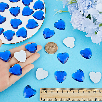 100Pcs Acrylic Rhinestone Cabochons MACR-GF0001-04-1