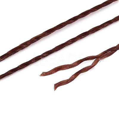 2-Ply Round Waxed Cotton Thread Cords YC-T004-01A-08-1