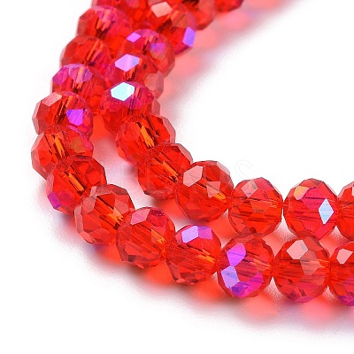 Electroplate Glass Beads Strands EGLA-A034-T1mm-L05-1