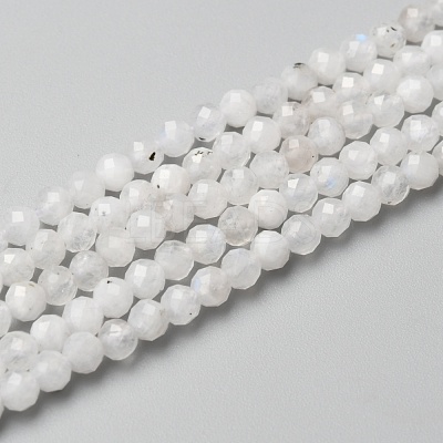 Natural Rainbow Moonstone Beads Strands G-O186-D02-01-1