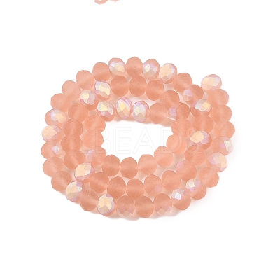 Transparent Glass Beads Strands LS-EGLA-A044-T8mm-MB21-1
