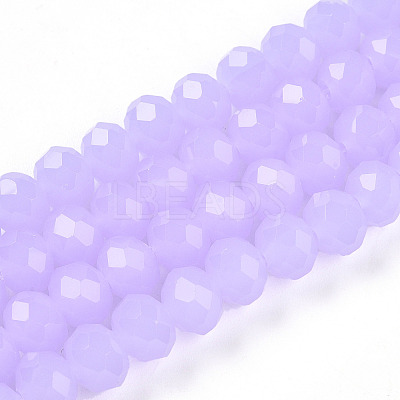 Glass Beads Strands EGLA-A044-J8mm-D11-1