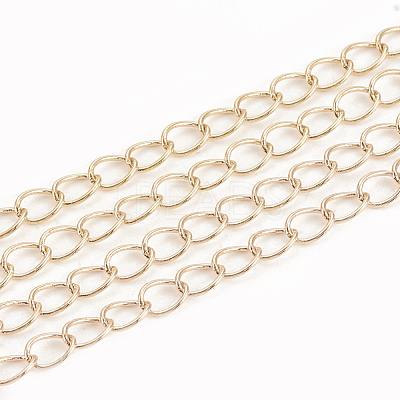3.28 Feet Soldered Brass Curb Chains X-CHC-S003-06G-1
