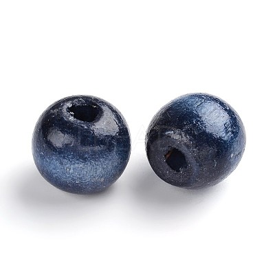 Natural Maple Wood Beads TB16mmY-10-LF-1