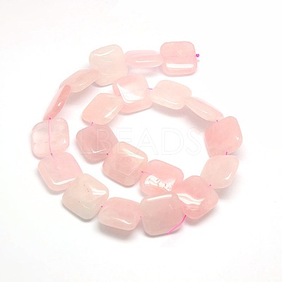 Mixed Style Natural Square Gemstone Beads Strands G-L253-M-1