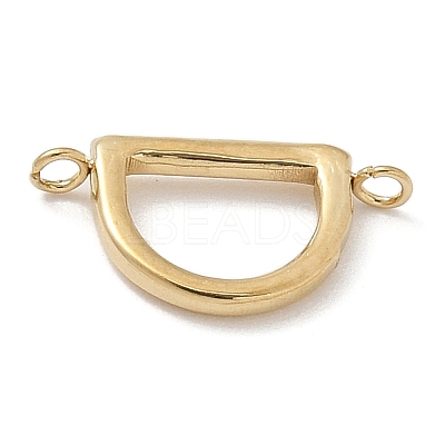 304 Stainless Steel Letter Connector Charms STAS-M108-01G-04-1