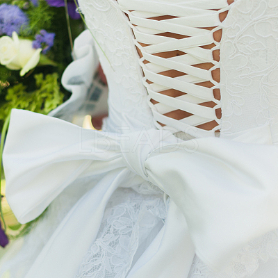 Satin Ribbon SRIB-WH0007-10A-1