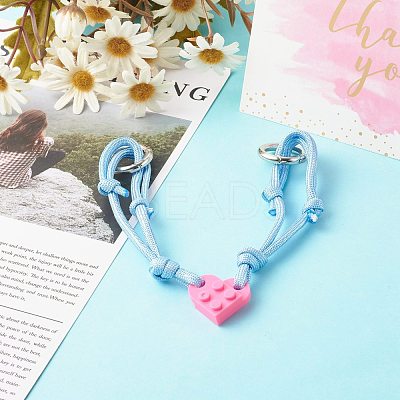 Polyester & Spandex Cord Bracelet Sets BJEW-JB06367-03-1