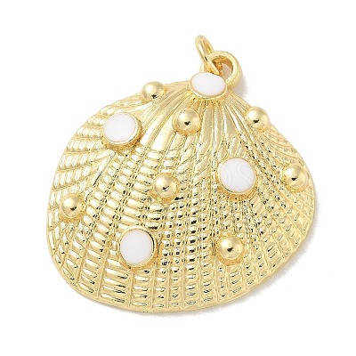 Brass Enamel Pendants KK-B124-02G-02-1