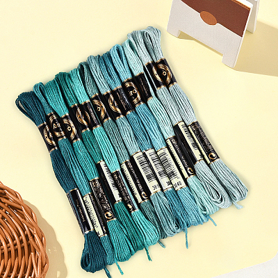 Polyester Embroidery Threads OCOR-WH20074-13B-01B-1