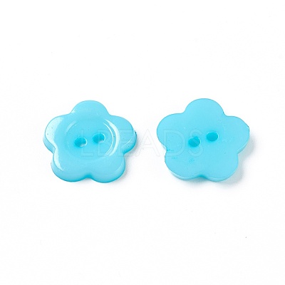 Acrylic Sewing Buttons for Costume Design BUTT-E074-B-M-1