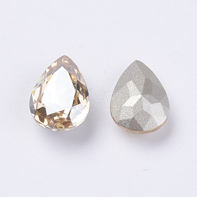 Imitation Austrian Crystal Glass Rhinestone RGLA-K011-13x18-001GS-1