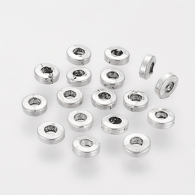Tibetan Style Alloy Beads TIBEB-P002-07AS-RS-1