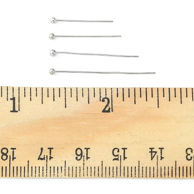 400Pcs 4 Styles Brass Ball Head pins KK-FS0001-12-1