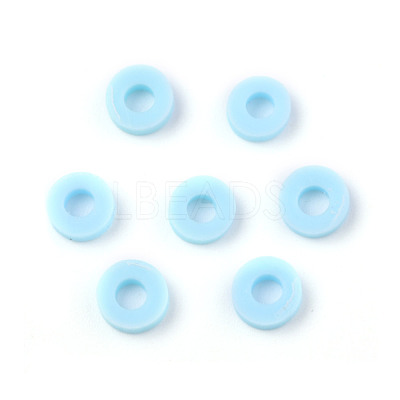 Handmade Polymer Clay Beads CLAY-Q251-8.0mm-101-1