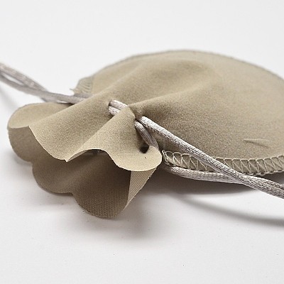 Velvet Bags Drawstring Jewelry Pouches TP-O002-C-04-1