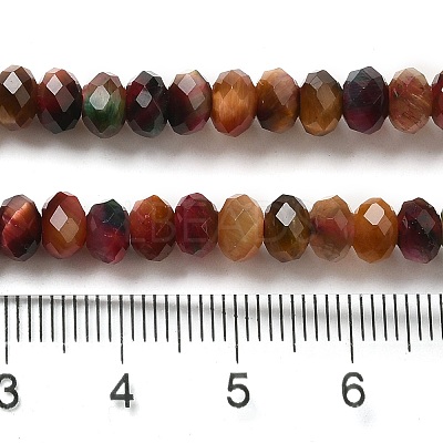 Natural Rainbow Tiger Eye Beads Strands G-NH0002-D03-02-1