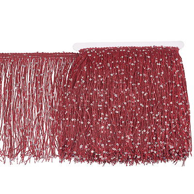 5M Sparkle Polyester Tassel Lace Trim OCOR-OC0001-38B-1
