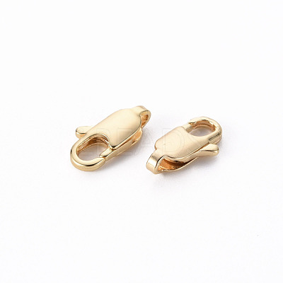 Brass Lobster Claw Clasps KK-Q765-004-NF-1