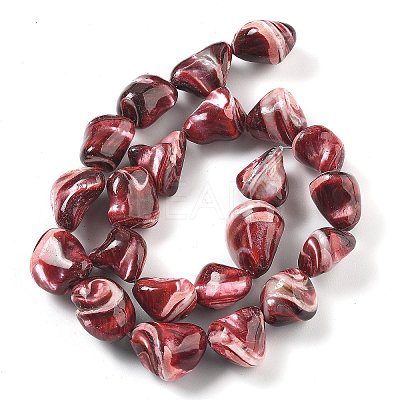 Dyed Natural Trochus Shell Beads Strands BSHE-Z006-02C-1
