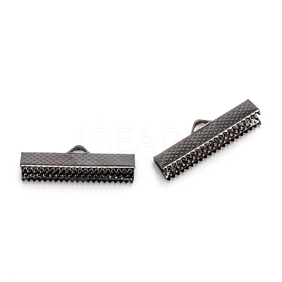 Iron Ribbon Crimp Ends E182Y-B-1