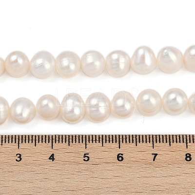 Natural Cultured Freshwater Pearl Beads Strands PEAR-I007-07J-02A-1