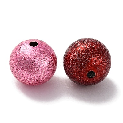 Rack Plating Spray Painted Brass Beads KK-S406-10B-1