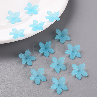 Frosted Acrylic Bead Caps MACR-S371-05A-755-1