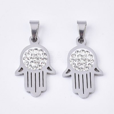 201 Stainless Steel Pendants STAS-N089-19P-1