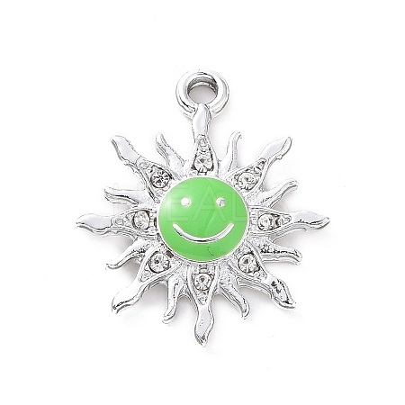 Alloy Enamel Pendants ENAM-P245-01P-04-1