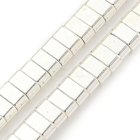 Electroplated Synthetic Non-Magnetic Hematite Beads Strands G-I360-B01-04-1