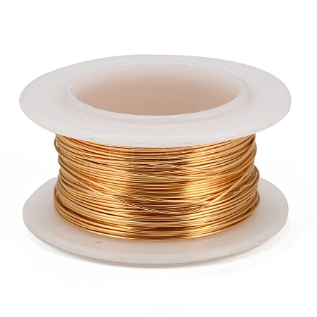 Round Copper Jewelry Wire CWIR-I002-0.3mm-G-NR-1