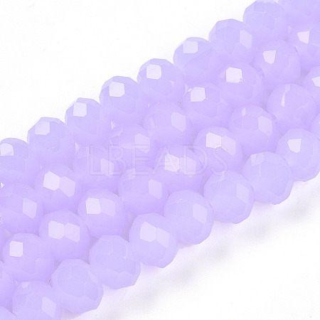 Glass Beads Strands EGLA-A044-J8mm-D11-1