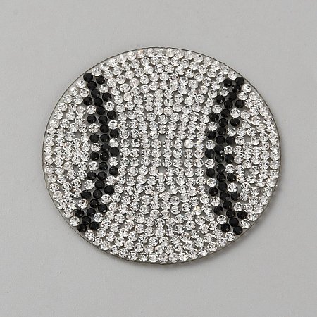 Glass Hotfix Rhinestone DIY-WH0622-429C-1