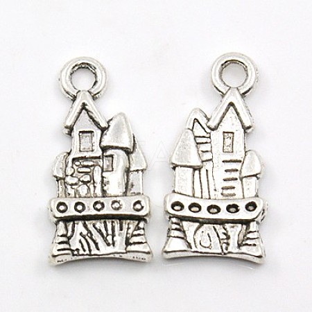 Tibetan Style Alloy Pendants X-TIBEP-0815-S-LF-1