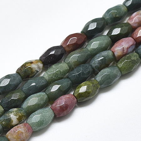 Natural Indian Agate Beads Strands X-G-S357-A03-1